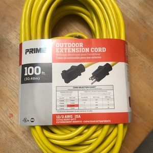 Prime 100ft Outdoor Extention Cord